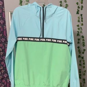 VS PINK Anorak Quarterzip Windbreaker